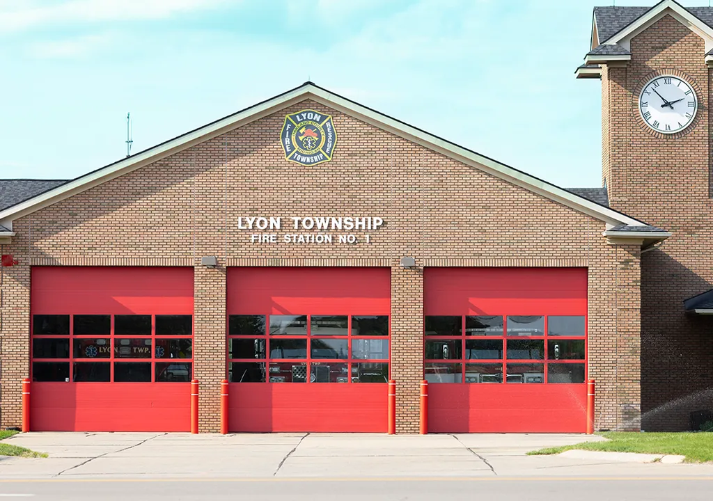 fire station painted by platinum painting plus